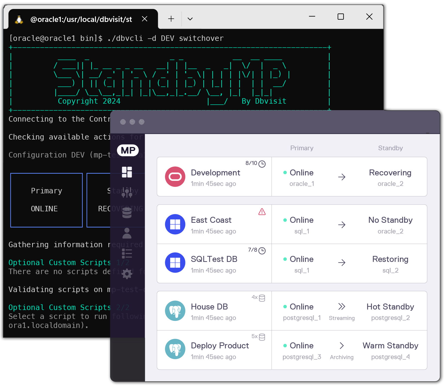 StandbyMP CLI and GUI 