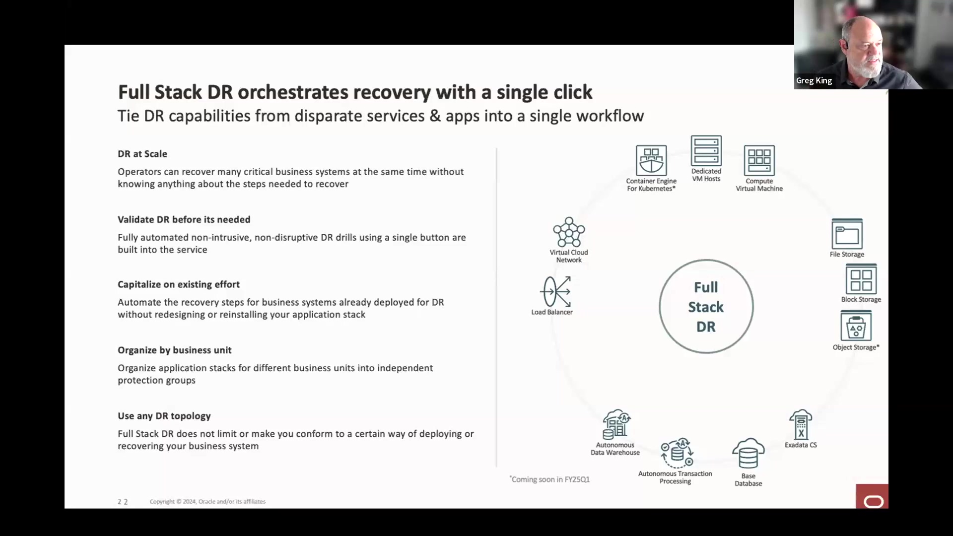 FSDR Webinar | Snippet of Greg